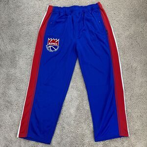 Vtg Kansas City Omaha Kings Warmup Pants Mens 5XL Reebok HWC Drawstring ABA NOS*
